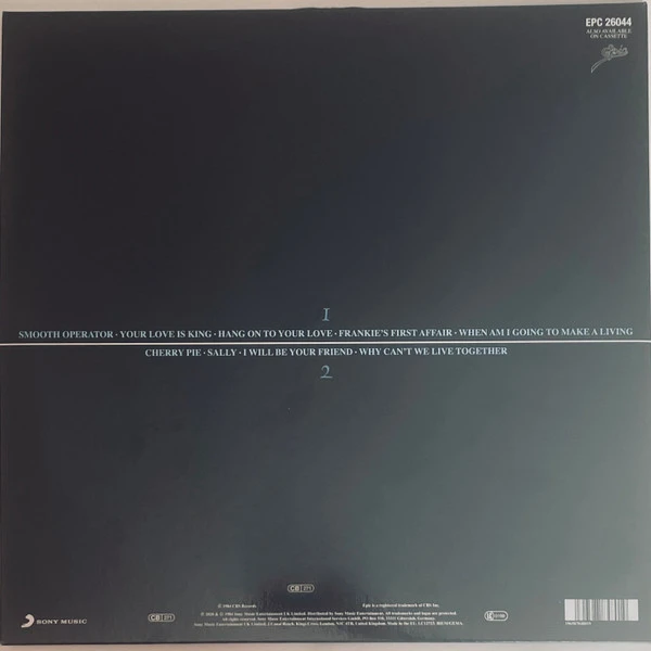 Виниловая пластинка SADE Diamond Life