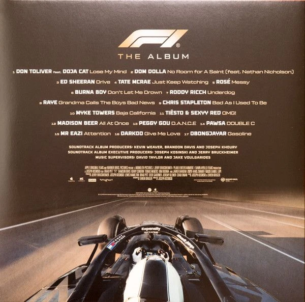 Виниловая пластинка VARIOUS OST F1 THE ALBUM