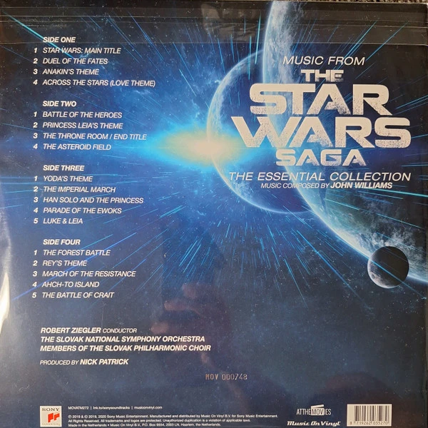 Виниловая пластинка ZIEGLER, ROBERT MUSIC FROM THE STAR WARS SAGA