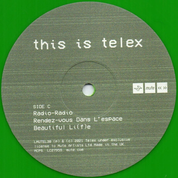 Виниловая пластинка TELEX THIS IS TELEX