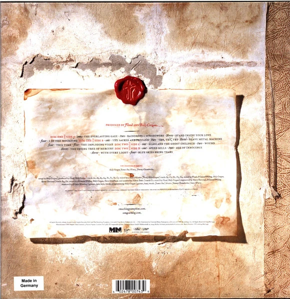 Виниловая пластинка THE SMASHING PUMPKINS MACHINA / THE MACHINES OF GOD