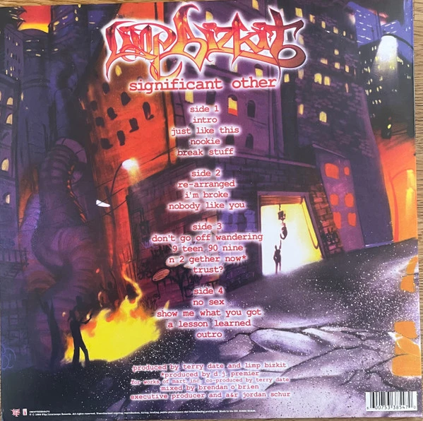 Виниловая пластинка LIMP BIZKIT SIGNIFICANT OTHER