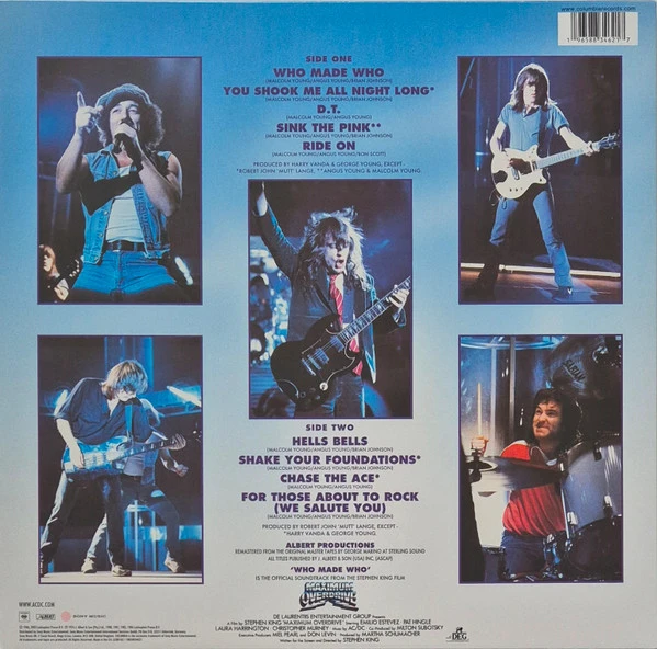 Виниловая пластинка AC/DC Who Made Who