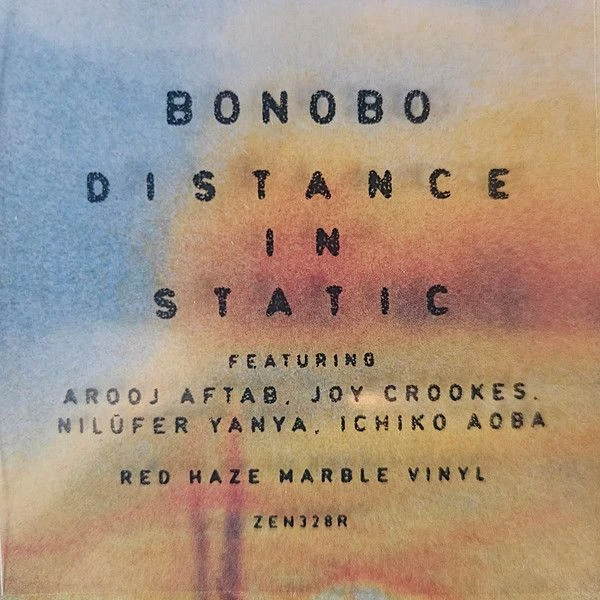 Виниловая пластинка BONOBO DISTANCE IN STATIC CLEAR RED MARBLED VINYL