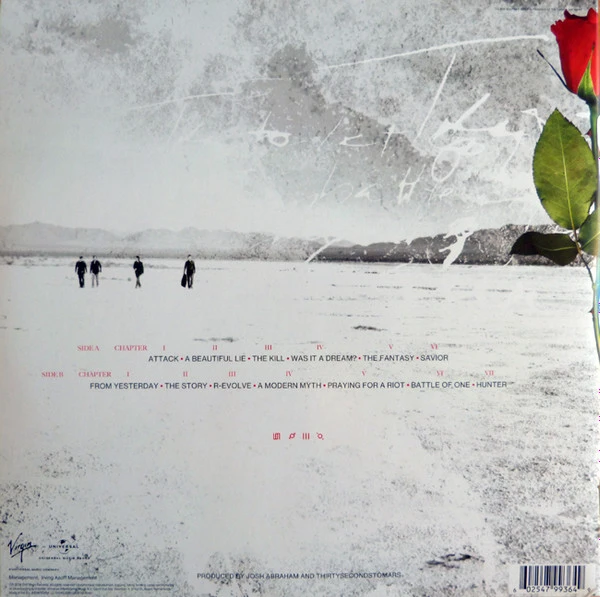 Виниловая пластинка THIRTY SECONDS TO MARS A Beautiful Lie