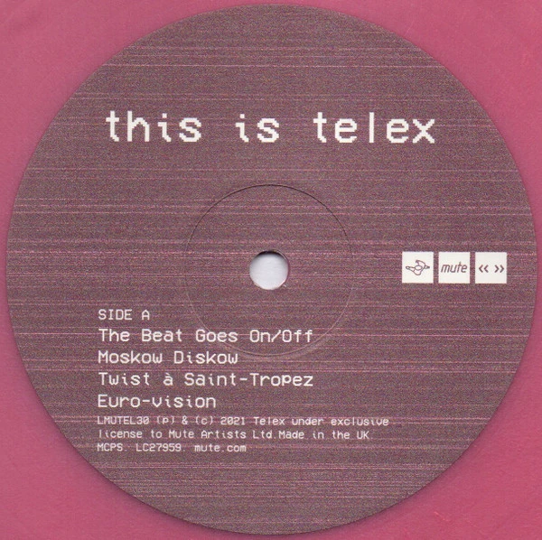 Виниловая пластинка TELEX THIS IS TELEX