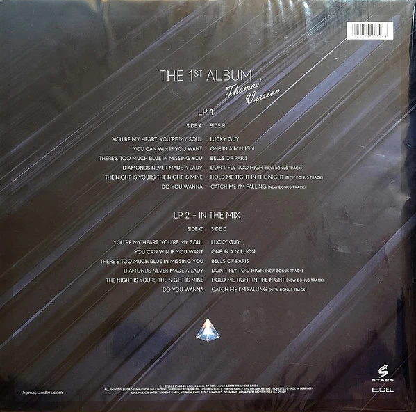Виниловая пластинка THOMAS ANDERS Sings Modern Talking: The 1st Album