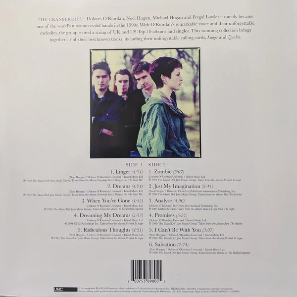 Виниловая пластинка CRANBERRIES DREAMS: THE COLLECTION