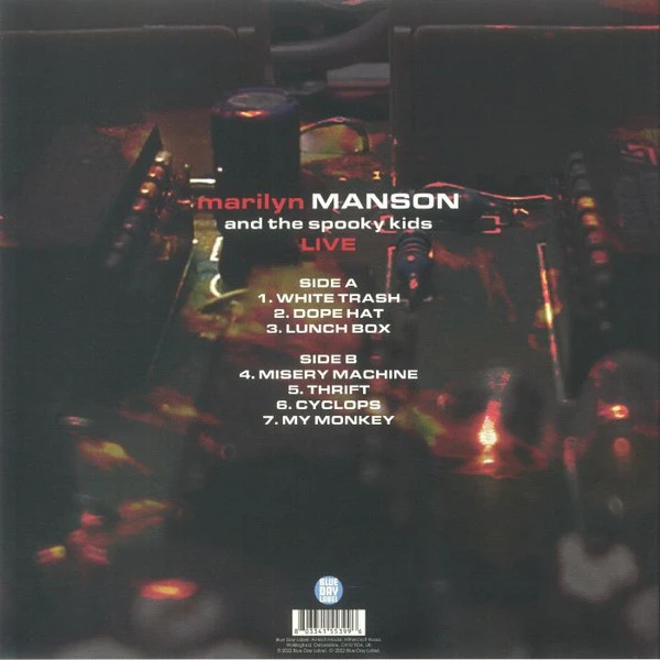 Виниловая пластинка MARILYN MANSON AND THE SPOOKY KIDS LIVE 