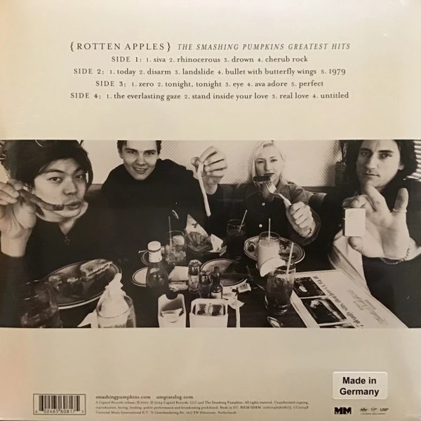 Виниловая пластинка SMASHING PUMPKINS ROTTEN APPLES: THE SMASHING PUMPKINS GREATEST HITS