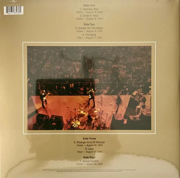 Виниловая пластинка DEEP PURPLE MADE IN JAPAN