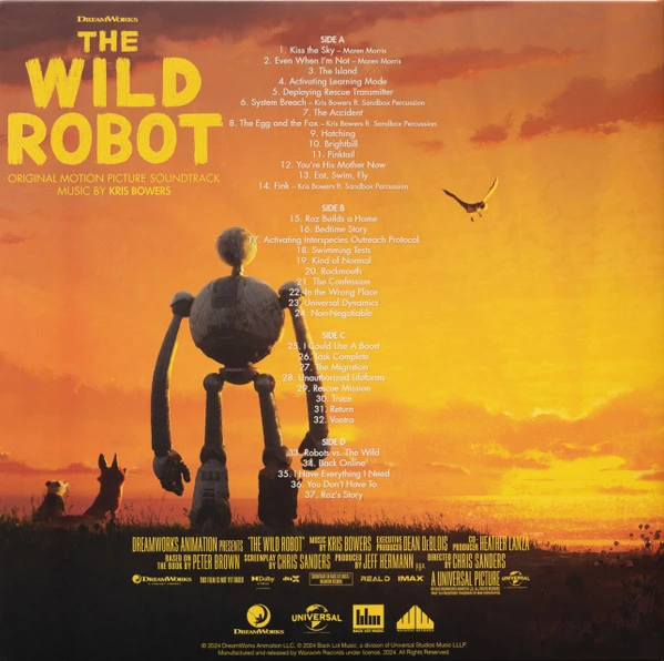 Виниловая пластинка KRIS BOWERS THE WILD ROBOT