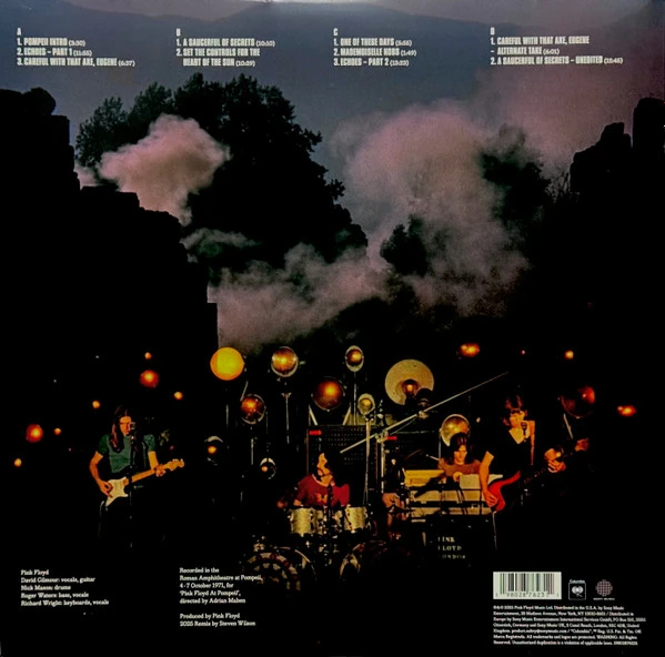 Виниловая пластинка PINK FLOYD PINK FLOYD AT POMPEII - MCMLXXII