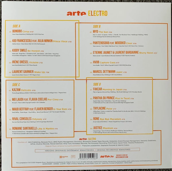 Виниловая пластинка VARIOUS ARTE ELECTRO