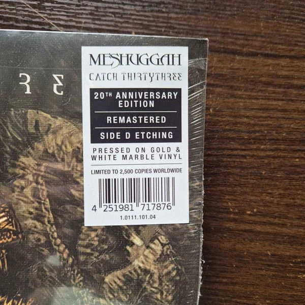 Виниловая пластинка MESHUGGAH CATCH THIRTYTHREE 20TH ANNIVERSARY REMASTERED VINYL EDITION