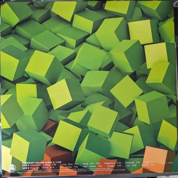 Виниловая пластинка C418 MINECRAFT VOLUME ALPHA