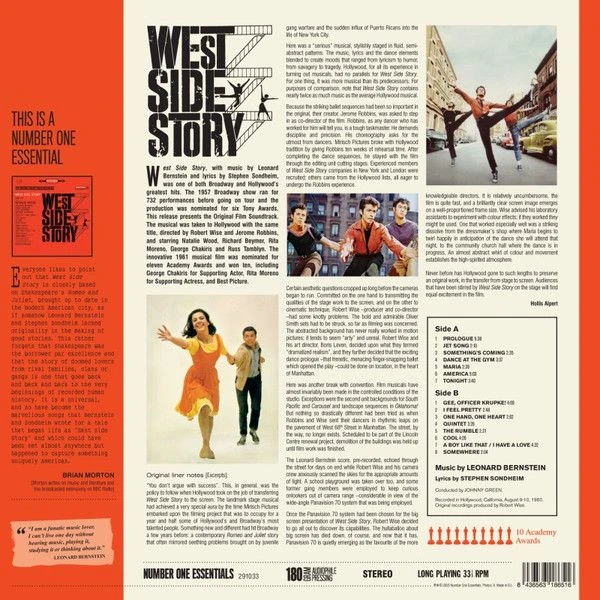 Виниловая пластинка LEONARD BERNSTEIN WEST SIDE STORY