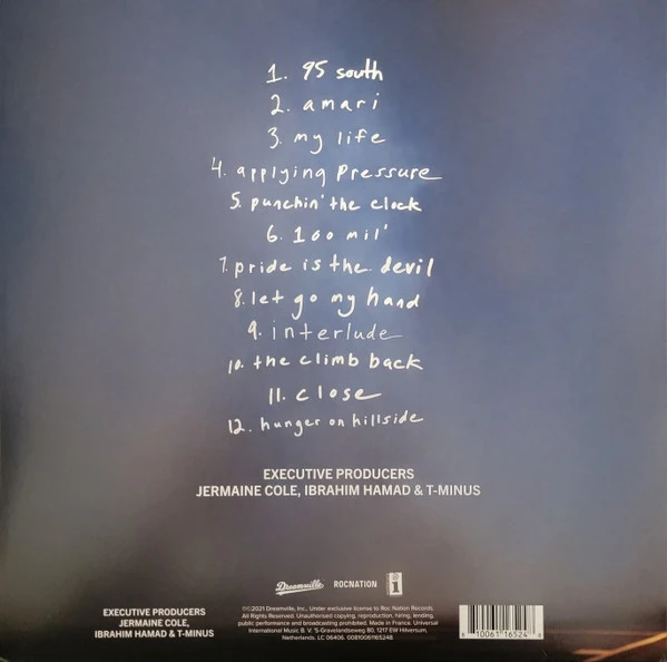 Виниловая пластинка J.COLE THE OFF SEASON