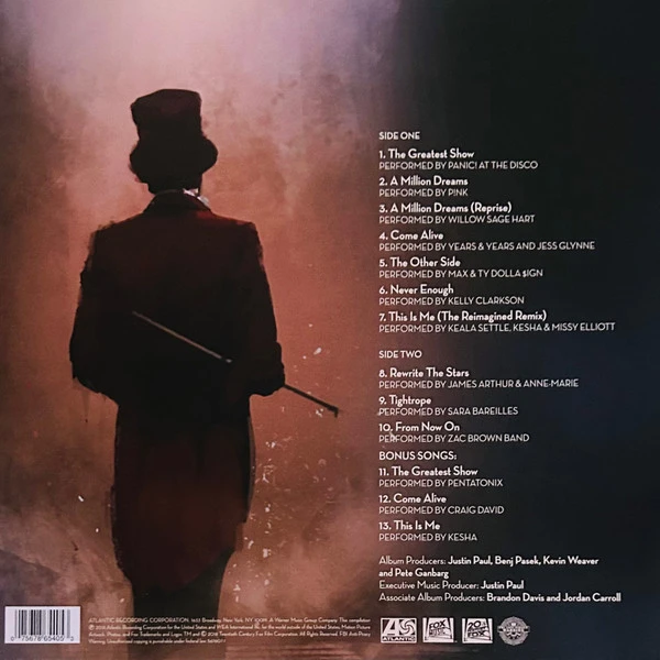 Виниловая пластинка VARIOUS THE GREATEST SHOWMAN REIMAGINE