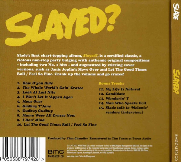 Виниловая пластинка SLADE SLAYED?