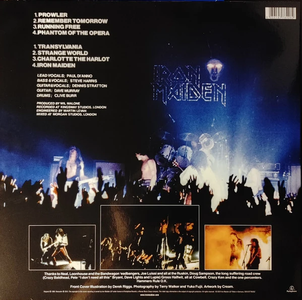Виниловая пластинка IRON MAIDEN IRON MAIDEN
