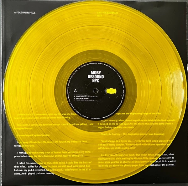 Виниловая пластинка MOBY RESOUND NYC