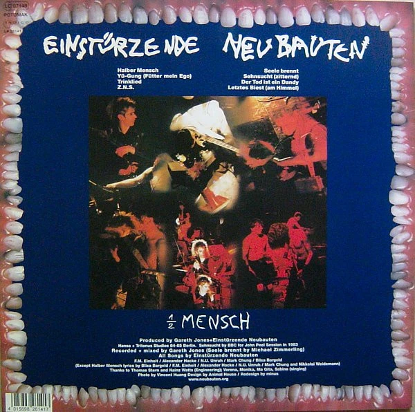 Виниловая пластинка EINSTURZENDE NEUBAUTEN HALBER MENSCH