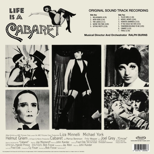Виниловая пластинка RALPH BURNS CABARET (ORIGINAL SOUND TRACK RECORDING)