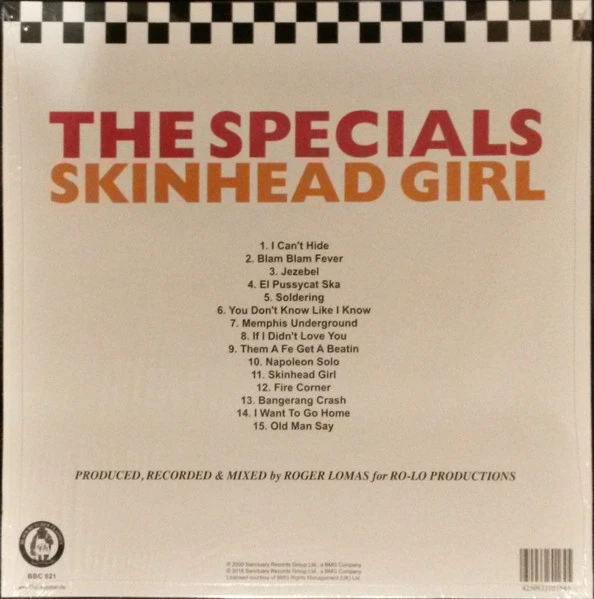 Виниловая пластинка THE SPECIALS SKINHEAD GIRL