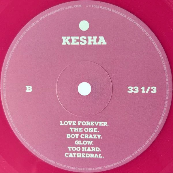 Виниловая пластинка KESHA .