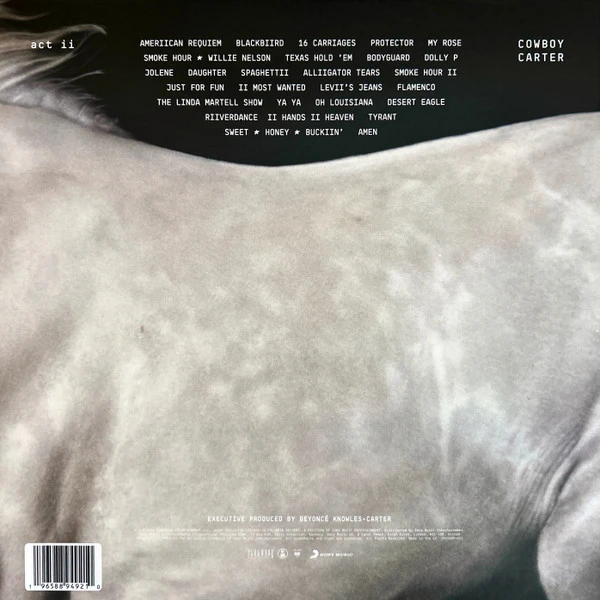 Виниловая пластинка BEYONCE COWBOY CARTER OFFICIAL VINYL
