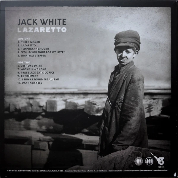 Виниловая пластинка JACK WHITE LAZARETTO