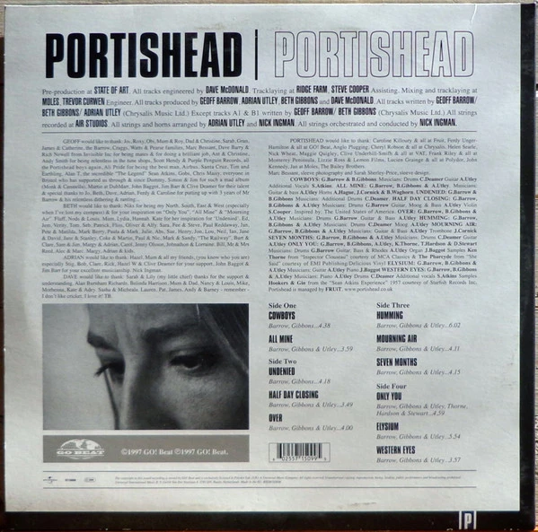 Виниловая пластинка PORTISHEAD PORTISHEAD