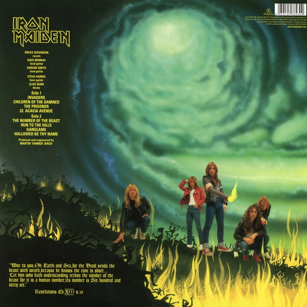 Виниловая пластинка IRON MAIDEN THE NUMBER OF THE BEAST