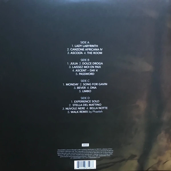 Виниловая пластинка LUDOVICO EINAUDI UNDISCOVERED VOL.2