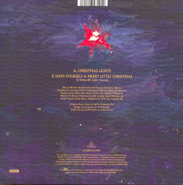 Виниловая пластинка COLDPLAY CHRISTMAS LIGHTS