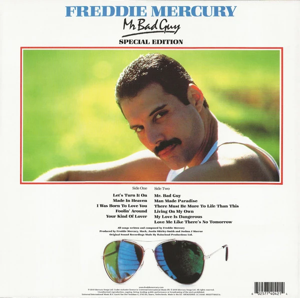 Виниловая пластинка FREDDIE MERCURY Mr Bad Guy