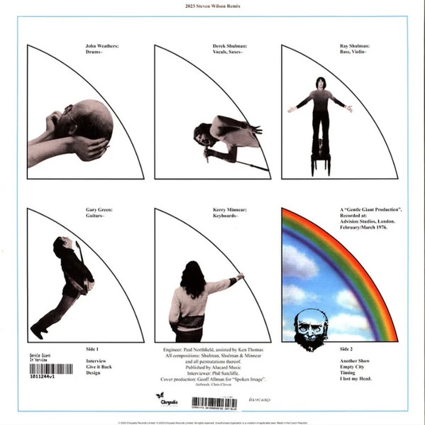 Виниловая пластинка GENTLE GIANT IN'TERVIEW