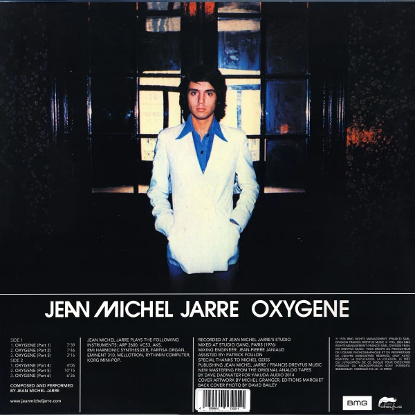 Виниловая пластинка JEAN-MICHEL JARRE OXYGENE