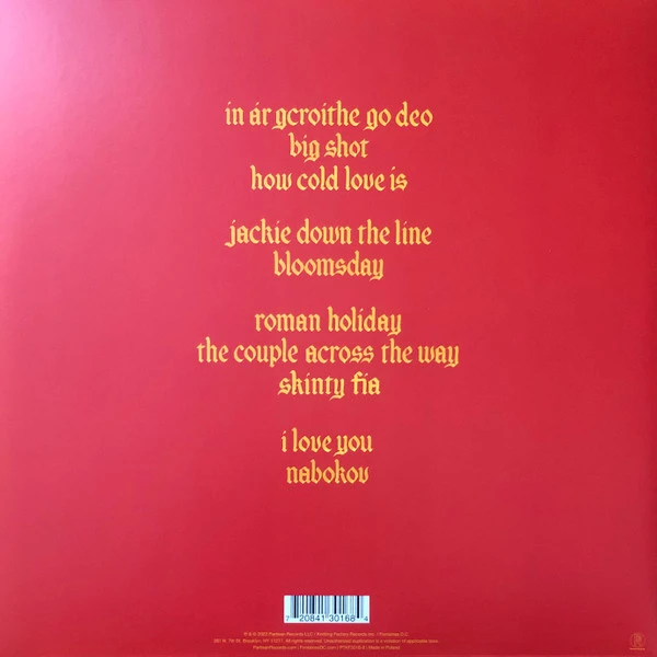Виниловая пластинка FONTAINES D.C. SKINTY FIA