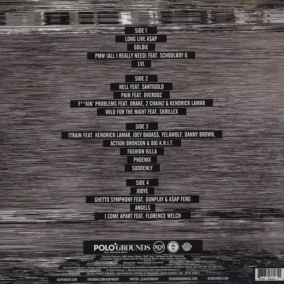 Виниловая пластинка A$AP ROCKY LONG.LIVE.A$AP (Deluxe Version)