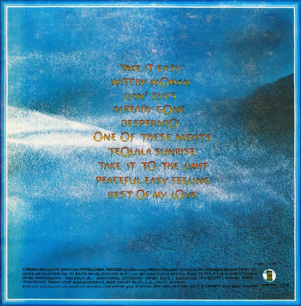 Виниловая пластинка EAGLES THEIR GREATEST HITS 1971-1975