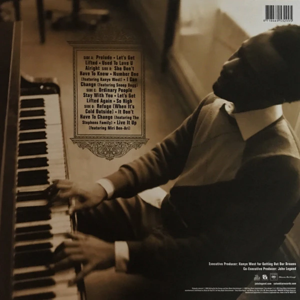 Виниловая пластинка JOHN LEGEND GET LIFTED