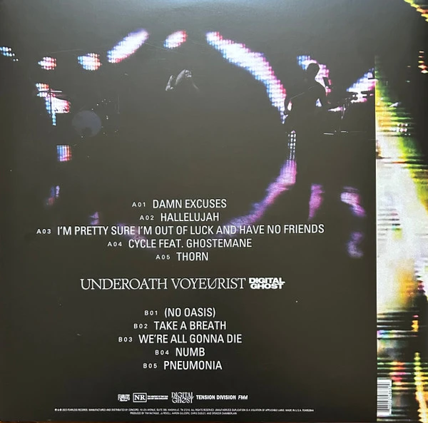 Виниловая пластинка UNDEROATH VOYEURIST: DIGITAL GHOST