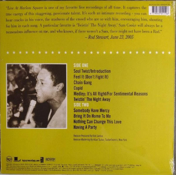 Виниловая пластинка SAM COOKE LIVE AT THE HARLEM SQUARE