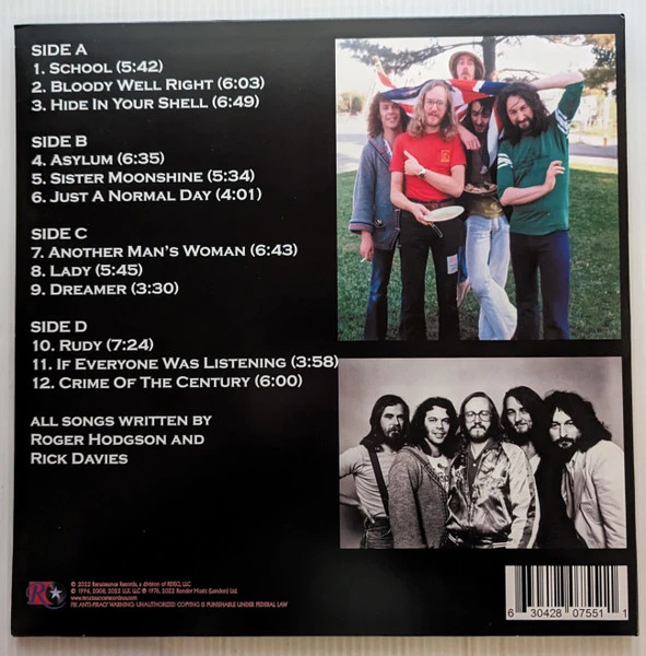 Виниловая пластинка SUPERTRAMP ALIVE IN ENGLAND