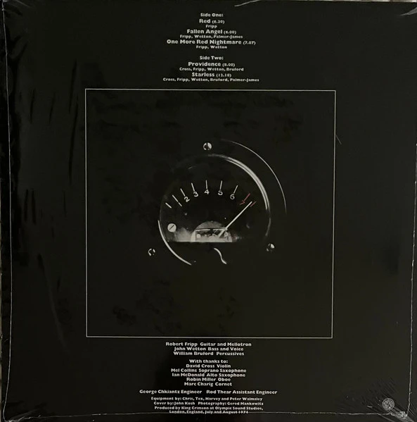 Виниловая пластинка KING CRIMSON RED