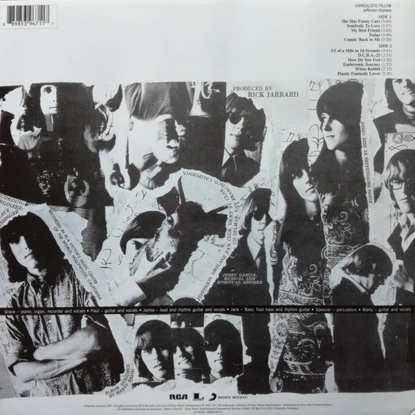 Виниловая пластинка JEFFERSON AIRPLANE Surrealistic Pillow