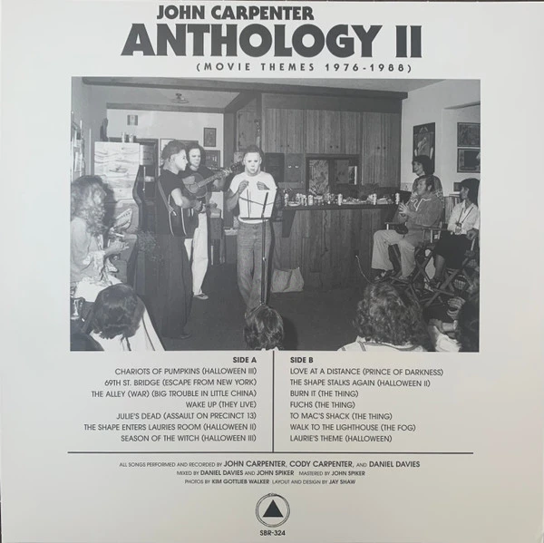 Виниловая пластинка JOHN CARPENTER ANTHOLOGY II (MOVIE THEMES 1976-1988)