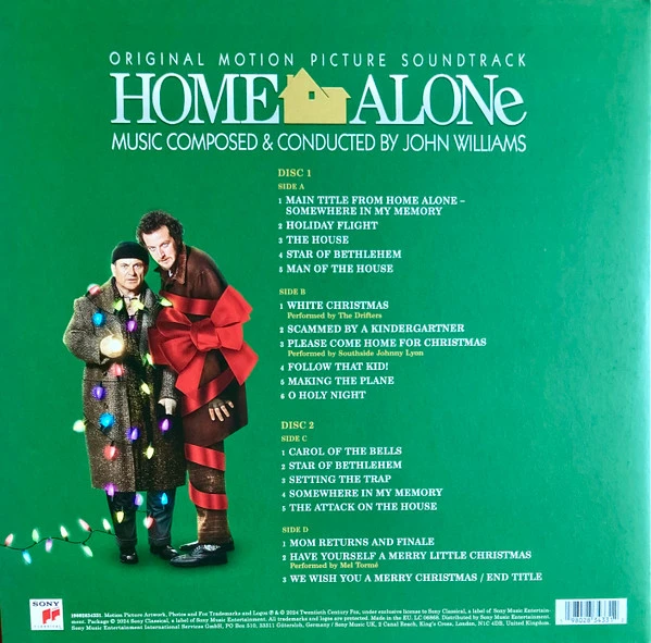 Виниловая пластинка JOHN WILLIAMS OST HOME ALONE